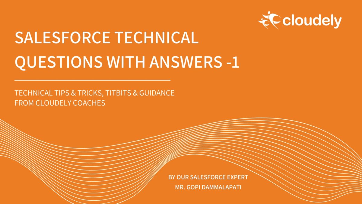 Salesforce Technical Questions with Answers 1 Cloudely